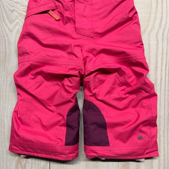 Patagonia Baby Snow Pile Overall Bibs Kids Size 2T H2NO Ski Pants Pink EUC - Picture 6 of 8